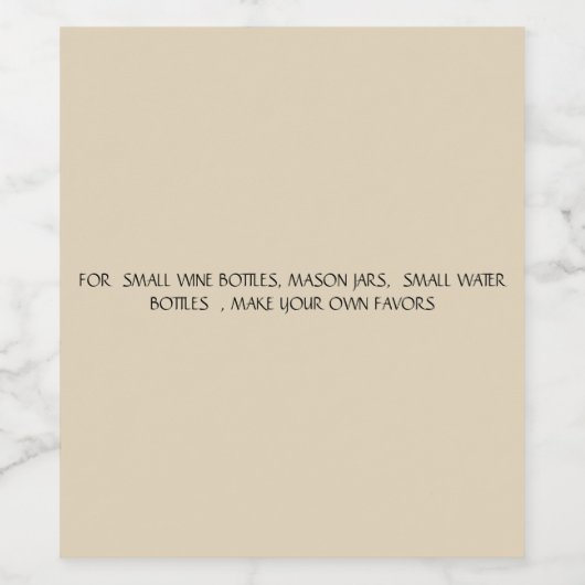 großes Etikett (Einzelnes Label)