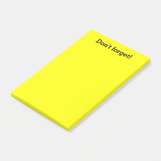 Großes Extragelb merkt | Gewohnheits-Büroartikel Post-it Klebezettel (angewinkelt)