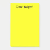 Großes Extragelb merkt | Gewohnheits-Büroartikel Post-it Klebezettel (Vorderseite)