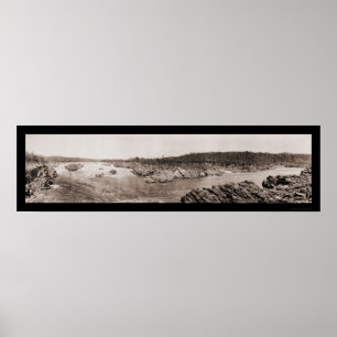 Großes Fall-Potomac-Foto 1909 Poster