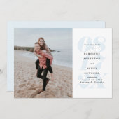 Grosses, feines und helles Foto Save The Date (Vorne/Hinten)