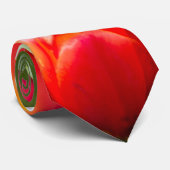 Grosses Feld roter Tulpen Krawatte (Gerollt)