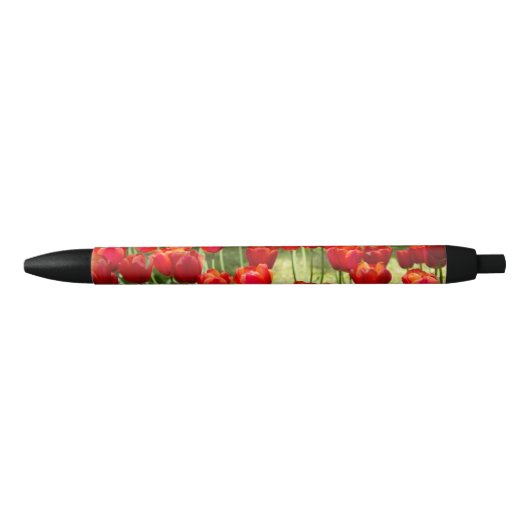 Grosses Feld roter Tulpen Kugelschreiber (Vorderseite)