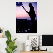 Großes Fenster 1 Poster (Heimbüro)