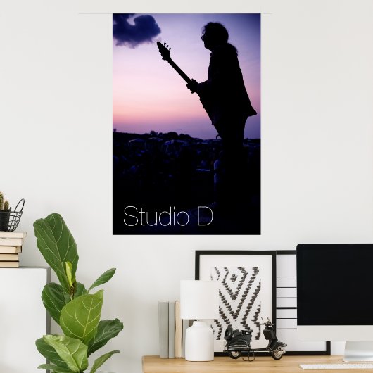 Großes Fenster 1 Poster (Heimbüro)