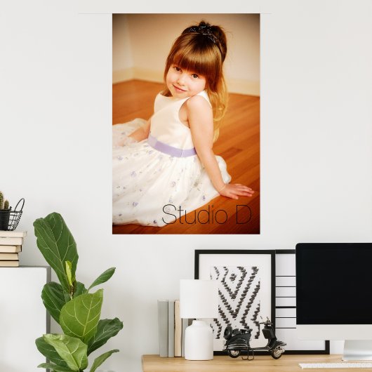 Großes Fenster 2 Poster (Heimbüro)