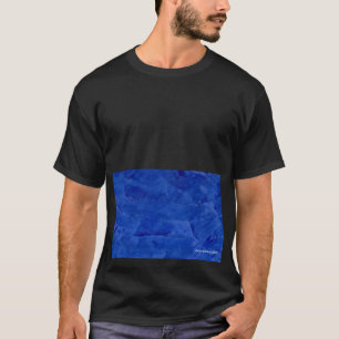 Großes, fett gedrucktes, dunkelblaues Grafik-T-Shi T-Shirt