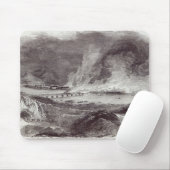 Großes Feuer in Pittsburgh Mousepad (Mit Mouse)