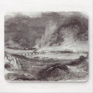Großes Feuer in Pittsburgh Mousepad
