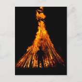 Großes Feuer Postkarte (Vorderseite)