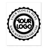 Großes Firmenlogo Gummistempel (Prägung)