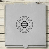 Großes Firmenlogo Gummistempel