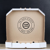 Großes Firmenlogo Gummistempel