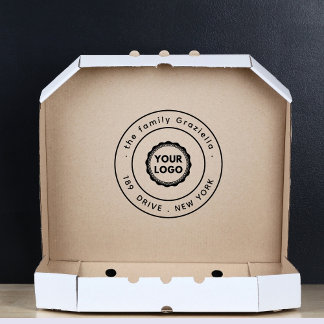 Großes Firmenlogo Gummistempel