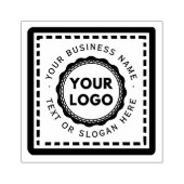 Großes Firmenlogo Gummistempel (Prägung)