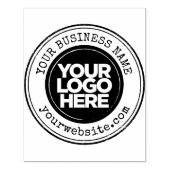 Großes Firmenlogo Gummistempel (Prägung)