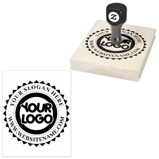 Großes Firmenlogo Gummistempel (Stempel)