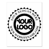 Großes Firmenlogo Gummistempel (Prägung)