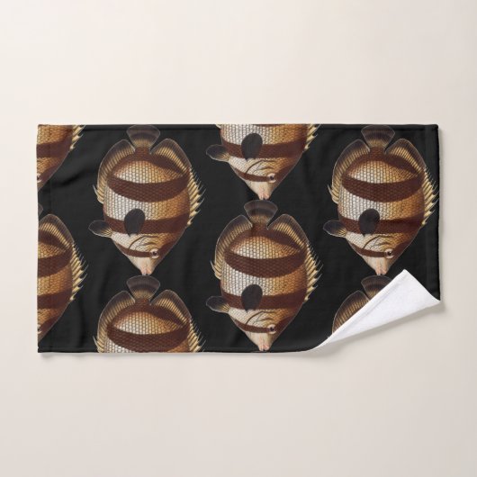 Großes Fisch-Badezimmer-Tuch-Set Badhandtuch Set (Handtuch)