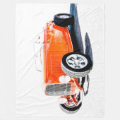 Grosses Fleece Blanket-Frisierte Auto (Vorderseite)
