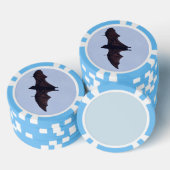 Großes Fliegenbett Pokerchips (Stapel)