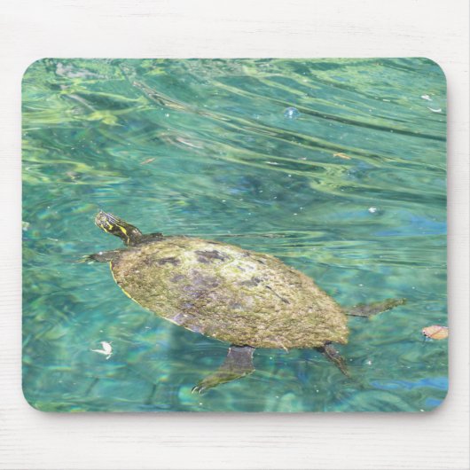 Großes Flussschildkrötenschwimmen Mousepad (Vorne)