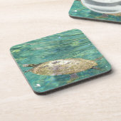 Großes Flussschildkrötenschwimmen Untersetzer (Linke Seite)