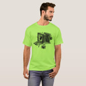 Großes Format brüllt Kamera T-Shirt (Vorne ganz)