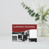 Großes Format-LKW-Transport Visitenkarte (Stehend Vorderseite)