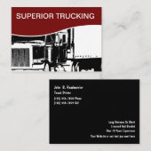 Großes Format-LKW-Transport Visitenkarte (Vorne/Hinten)