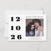 Großes Foto 1 Save the Date Einladung (Vorderseite)