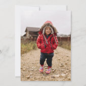 Grosses Foto Pinselschrift Frohe Weihnachten (Rückseite)