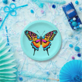 Grosses Frack Butterfly Pappteller (Party)