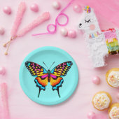 Grosses Frack Butterfly Pappteller (Party)