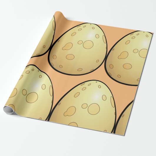 Grosses Frittenpapier Geschenkpapier (Ungerollt)