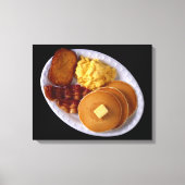 Grosses Frühstück Leinwanddruck (Vorderseite)