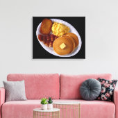 Grosses Frühstück Leinwanddruck (Insitu (Wohnzimmer))