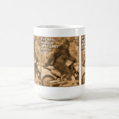 Großes FußMotocross Sasquatch Kaffeetasse (Mittel)