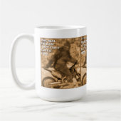 Großes FußMotocross Sasquatch Kaffeetasse (Links)