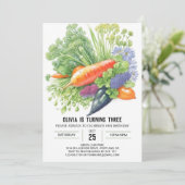 Großes Garden Party Geburtstag Einladung (Stehend Vorderseite)