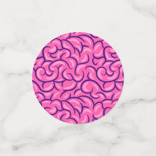 Großes Gehirn Konfetti (Klein Vorderseite)