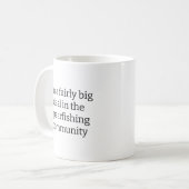 Großes Geschäft beim Speerfischen Unterwasserfisch Kaffeetasse (Vorderseite Links)