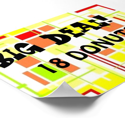 GROSSES GESCHÄFT POSTER (Ecke)