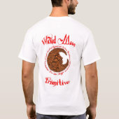 Großes Gesicht des bösen Mondes T-Shirt (Rückseite)