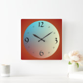 Großes Gesicht mit großen Numbers> Küchen-Uhren Quadratische Wanduhr (Zuhause)