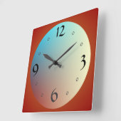 Großes Gesicht mit großen Numbers> Küchen-Uhren Quadratische Wanduhr (Winkel)