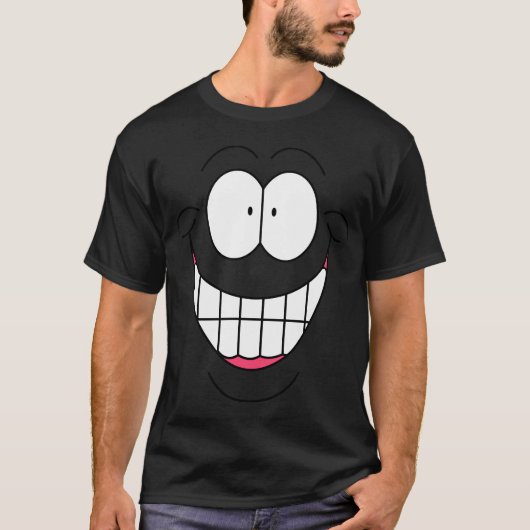 Großes Gesicht T-Shirt (Vorderseite)