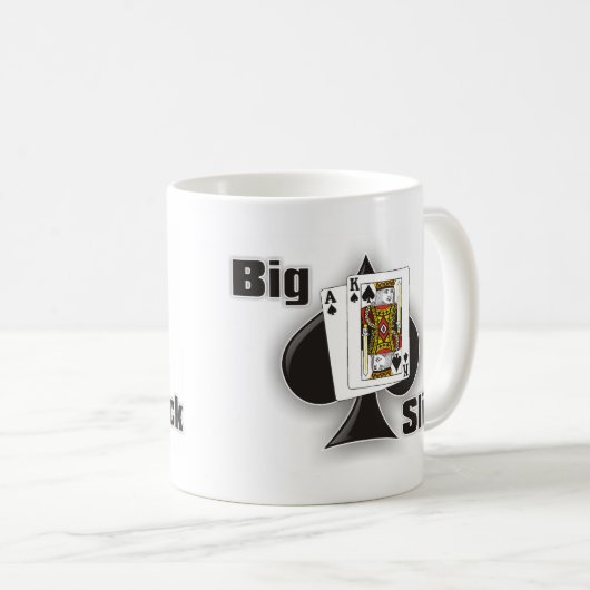 Großes glattes kaffeetasse (VorderseiteRechts)