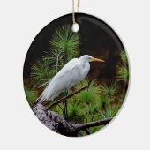 "Großes Glück im Flug" Keramik Ornament (Links)