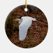 "Großes Glück im Flug" Keramik Ornament (Hinten)